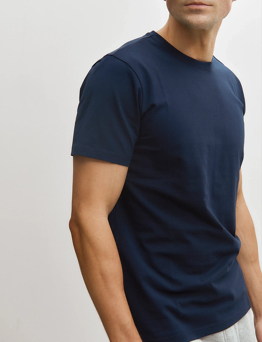 Enkel Studio - O-neck tee 2-pack ESOSCAR - multipack t-shirts - navy - 3