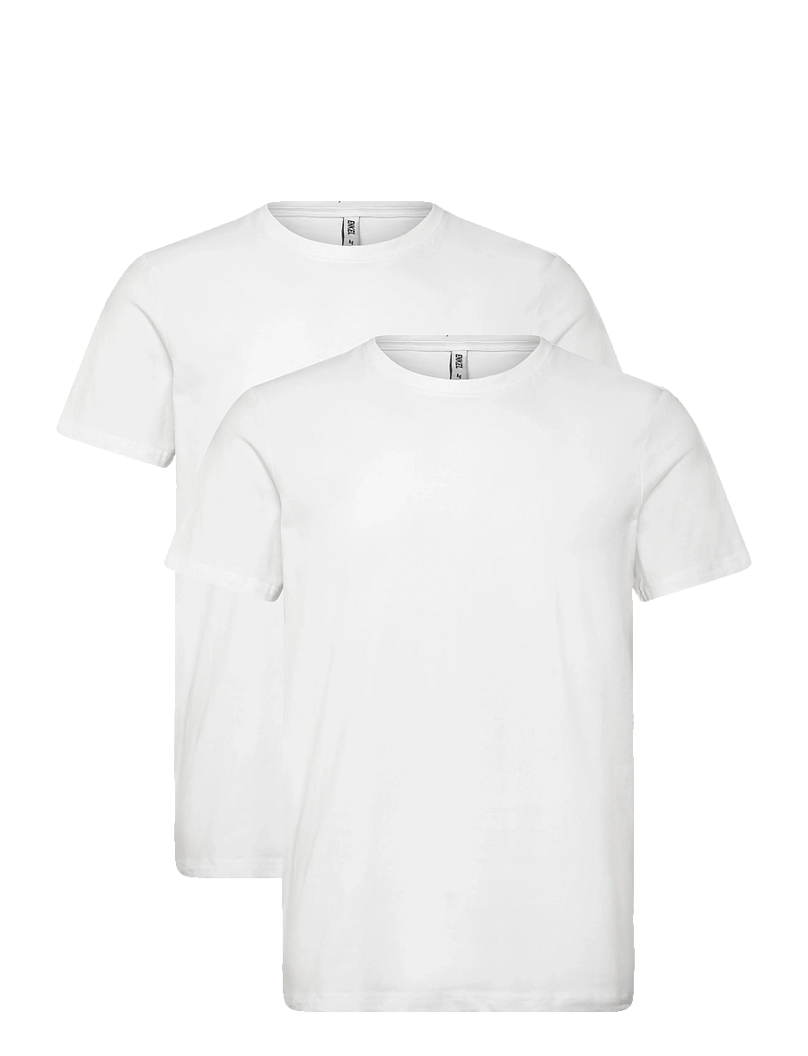 Enkel Studio - O-neck tee 2-pack ESOSCAR - multipack t-shirts - white - 1