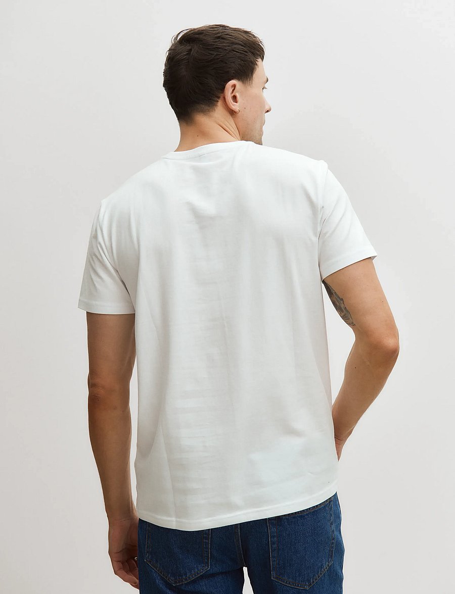 Enkel Studio - O-neck tee 2-pack ESOSCAR - multipack t-shirts - white - 2
