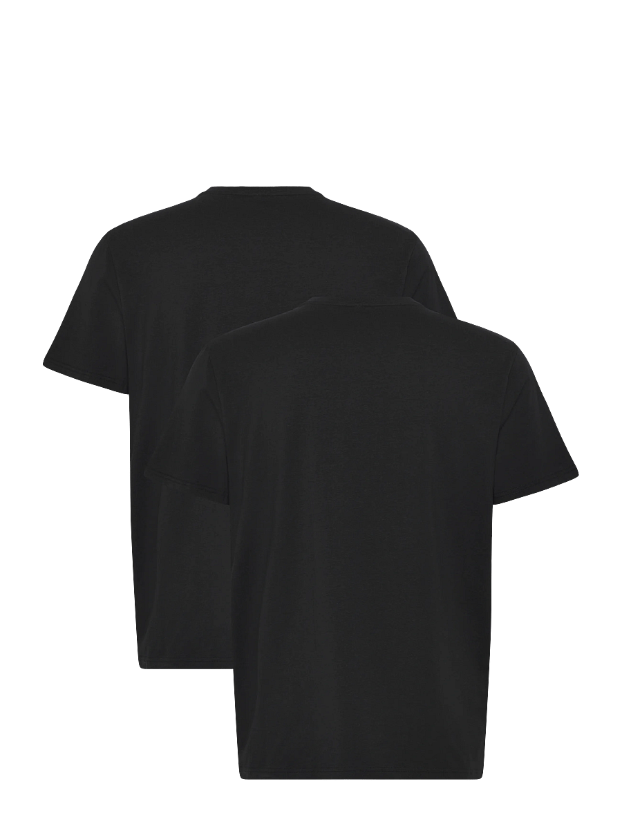 Enkel Studio - V-neck tee 2-pack ESNOHR - multipack t-shirts - svart - 4