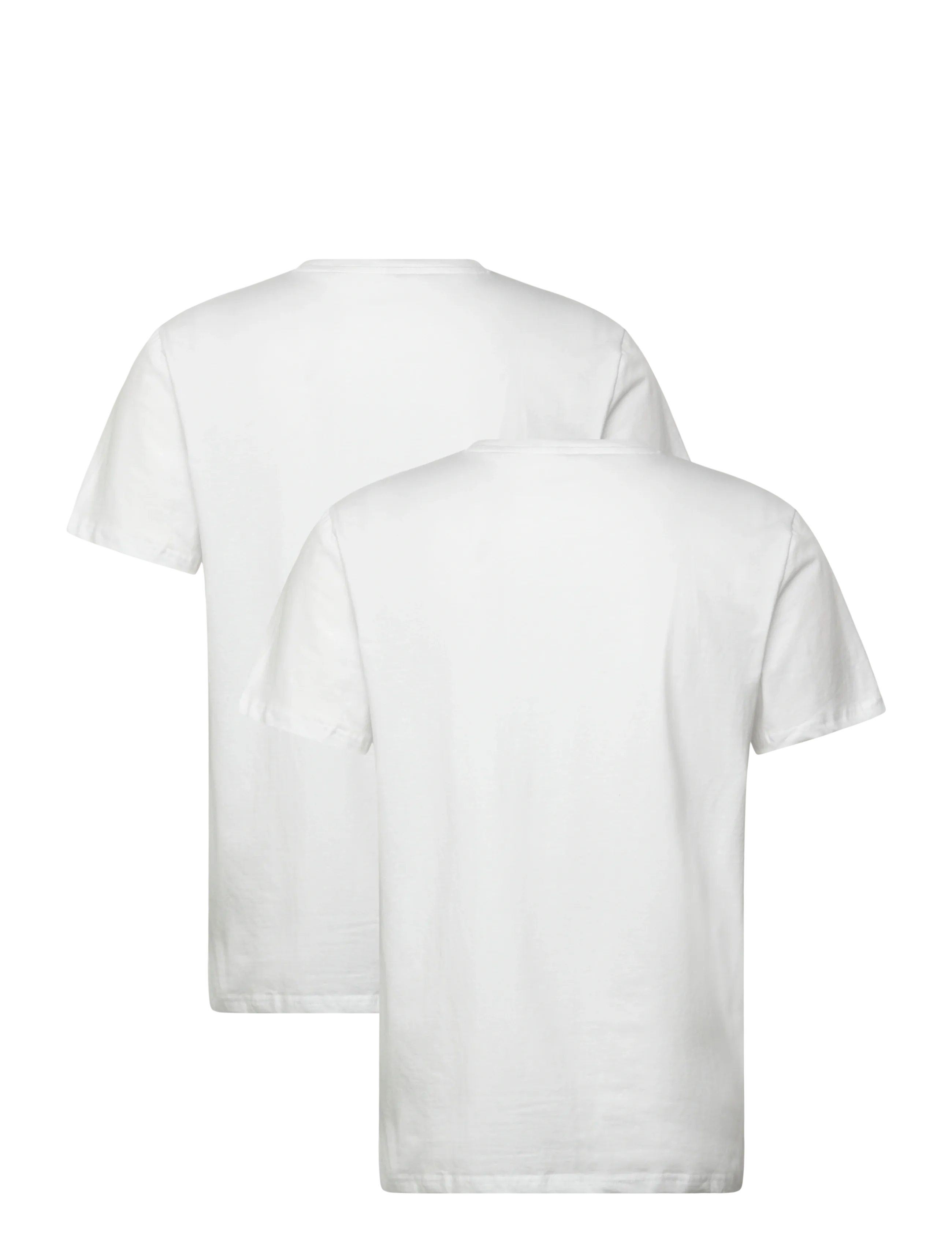 Enkel Studio - V-neck tee 2-pack ESNOHR - kortærmede t-shirts - white - 4