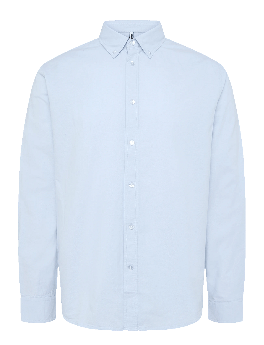 Enkel Studio - Oxford LS shirt ESALFRED - oxford skjorter - skyeblue - 1