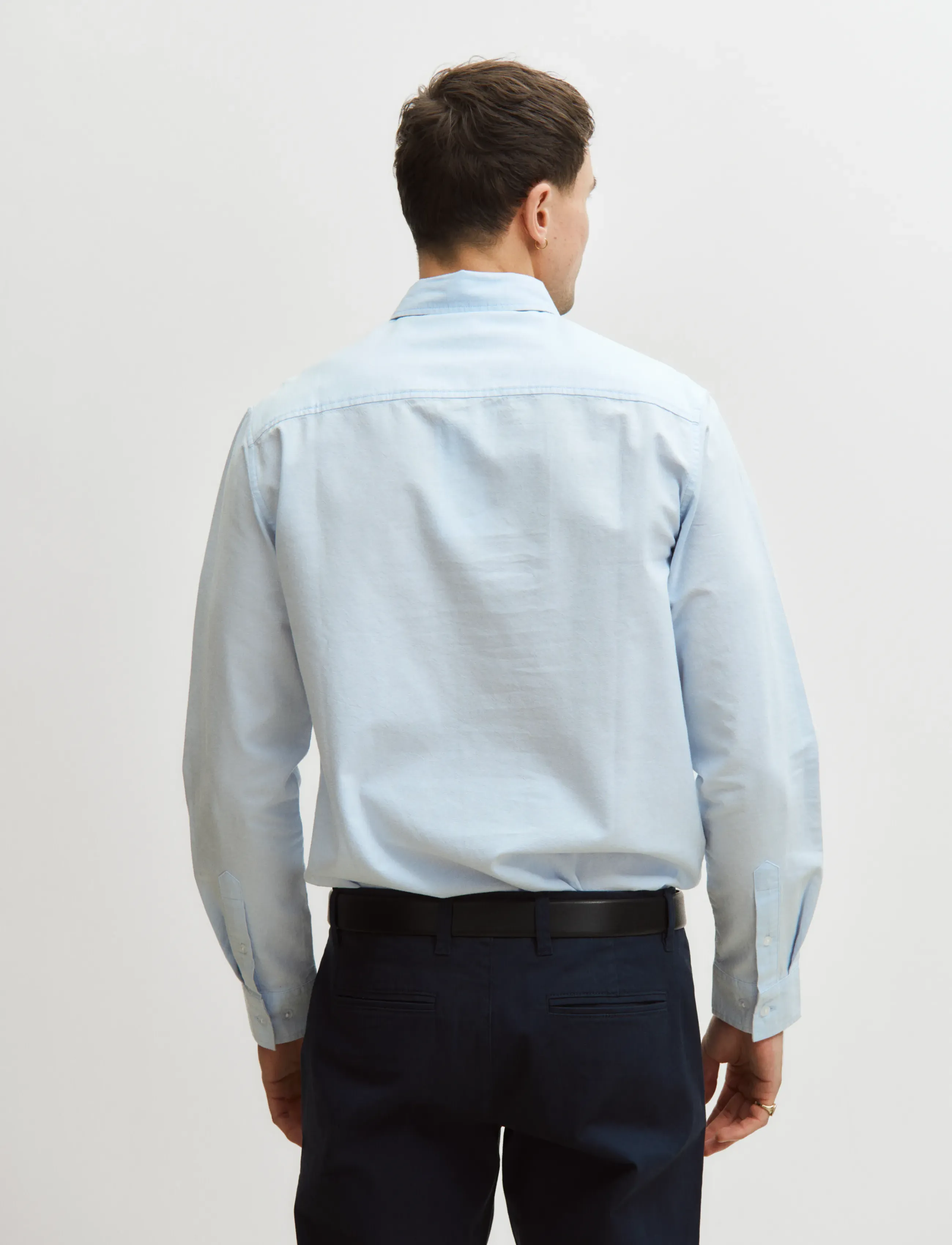Enkel Studio - Oxford LS shirt ESALFRED - oxford skjorter - skyeblue - 3