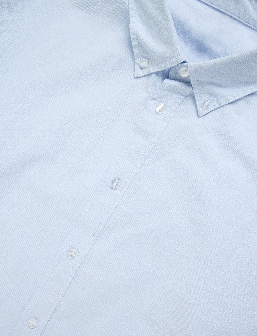 Enkel Studio - Oxford LS shirt ESALFRED - oxford skjorter - skyeblue - 5