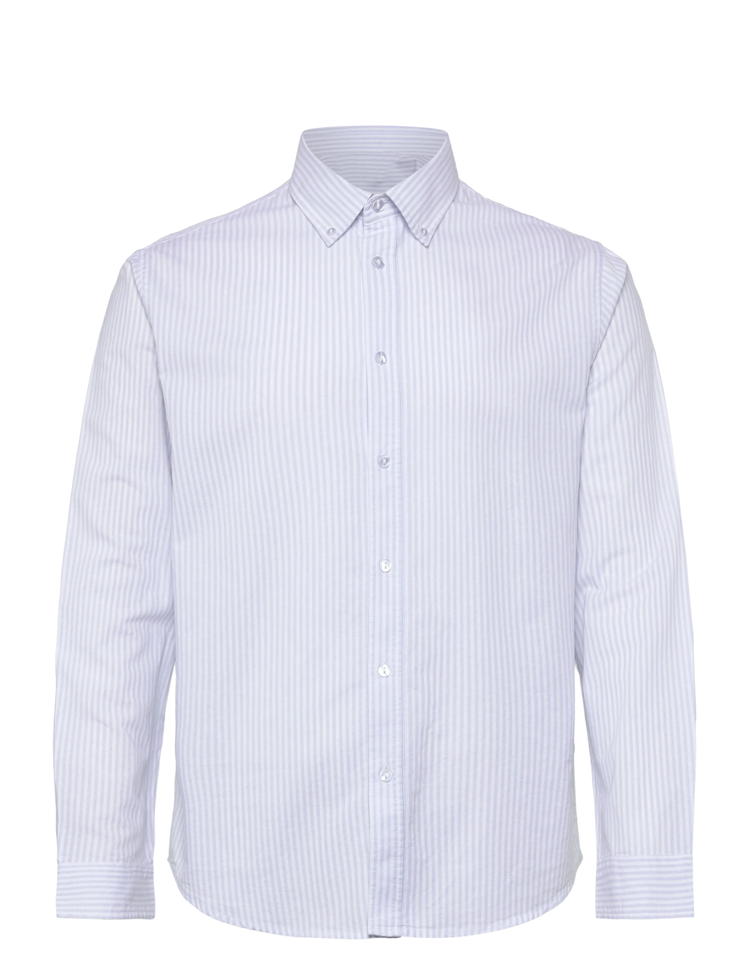 Enkel Studio Oxford LS shirt ESALFRED - Skjorter - STRIPED / blue