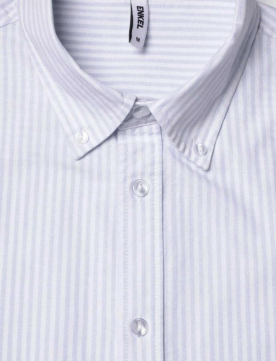 Enkel Studio - Oxford LS shirt ESALFRED - oxford skjorter - striped - 2