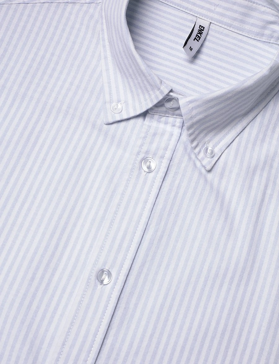 Enkel Studio - Oxford LS shirt ESALFRED - oxford skjorter - striped - 3