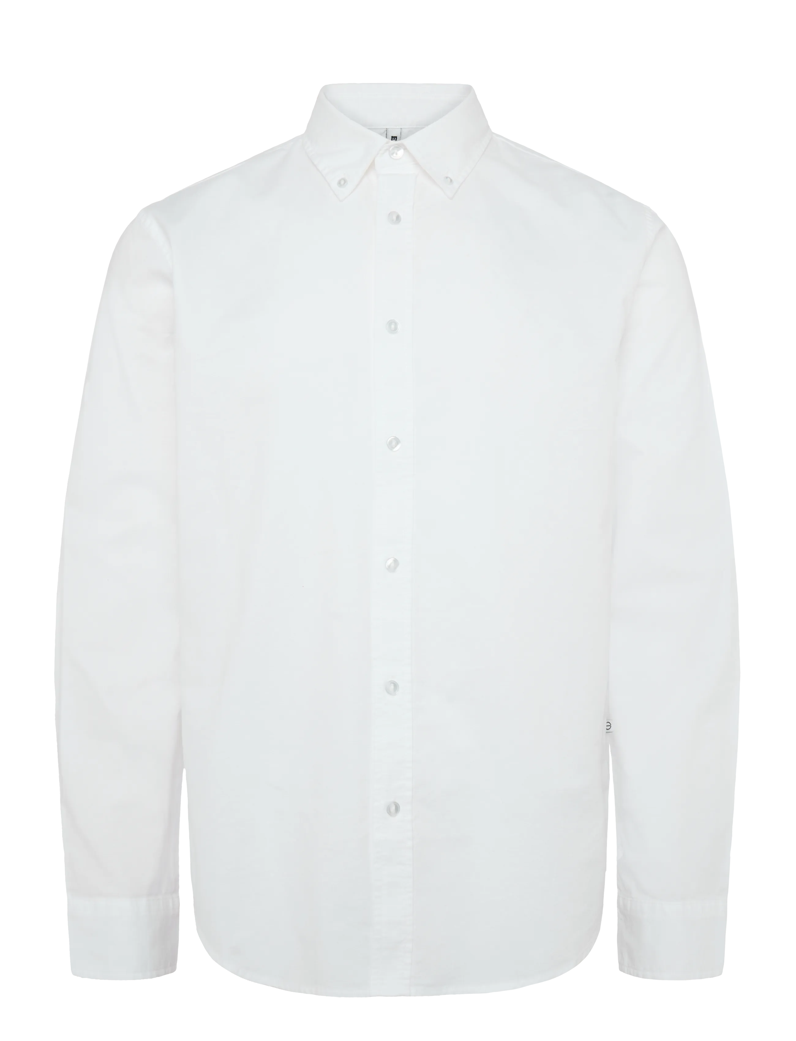 Enkel Studio Oxford LS shirt ESALFRED - Tøj - WHITE / white