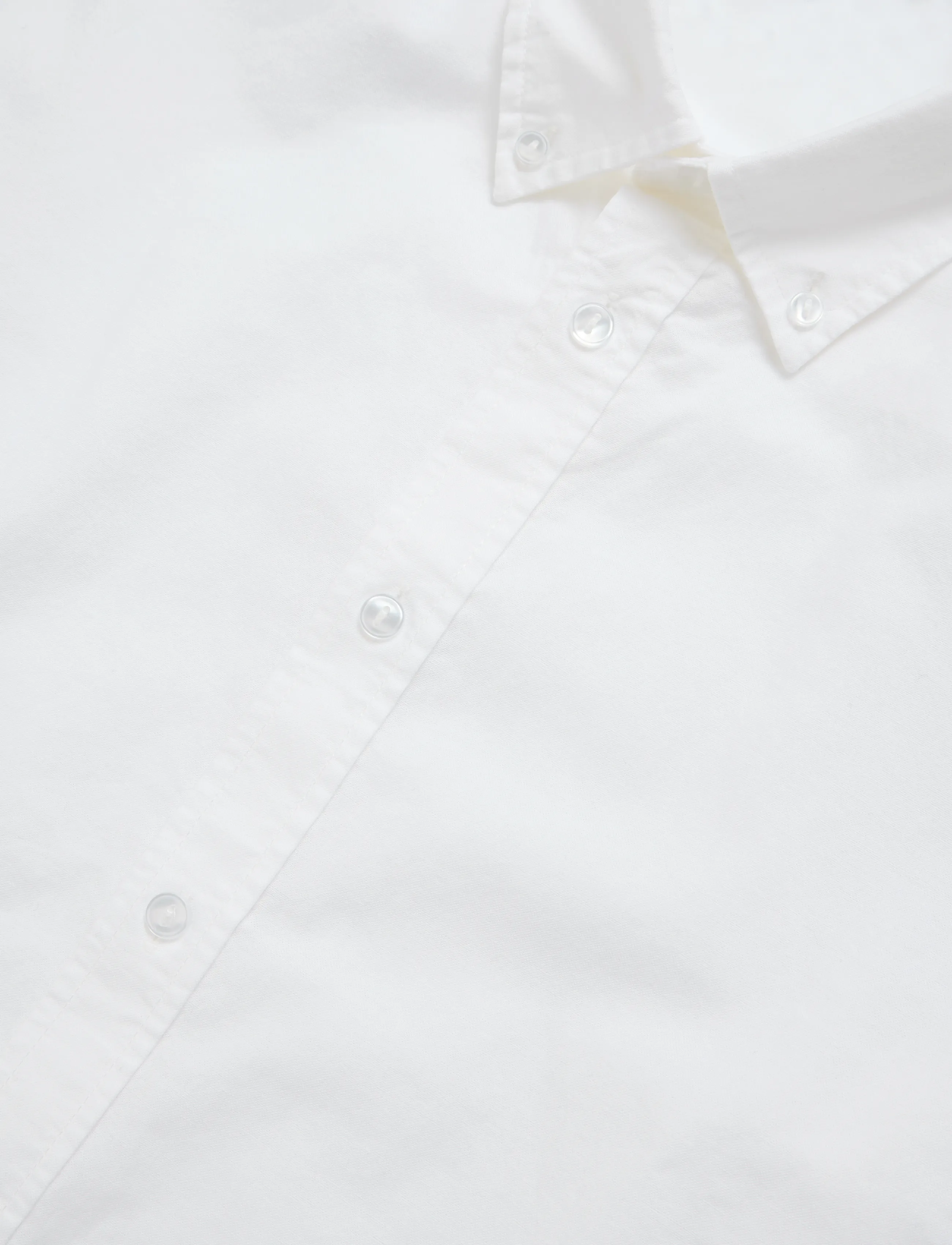 Enkel Studio - Oxford LS shirt ESALFRED - oxford skjorter - white - 2