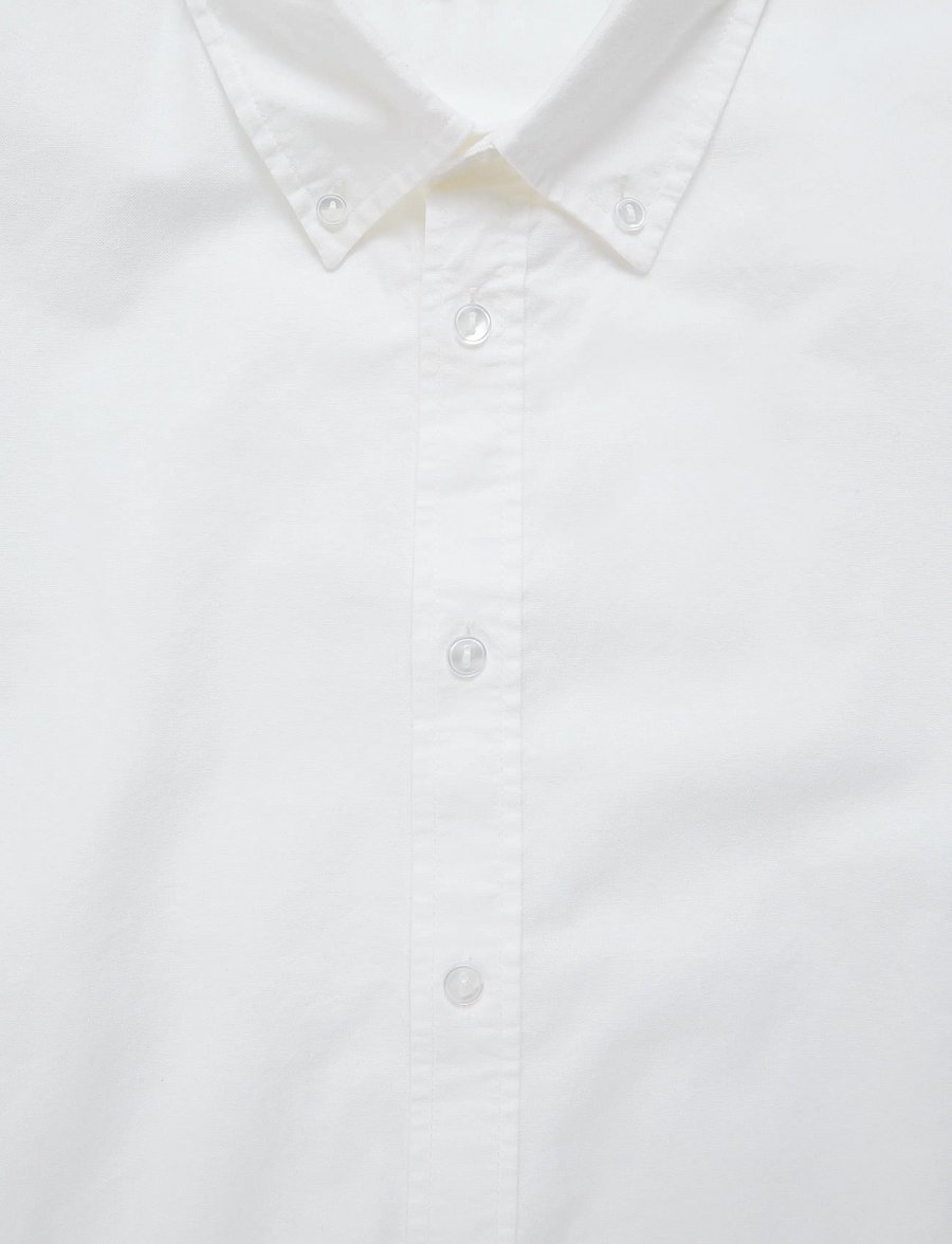 Enkel Studio - Oxford LS shirt ESALFRED - oxford skjorter - white - 3