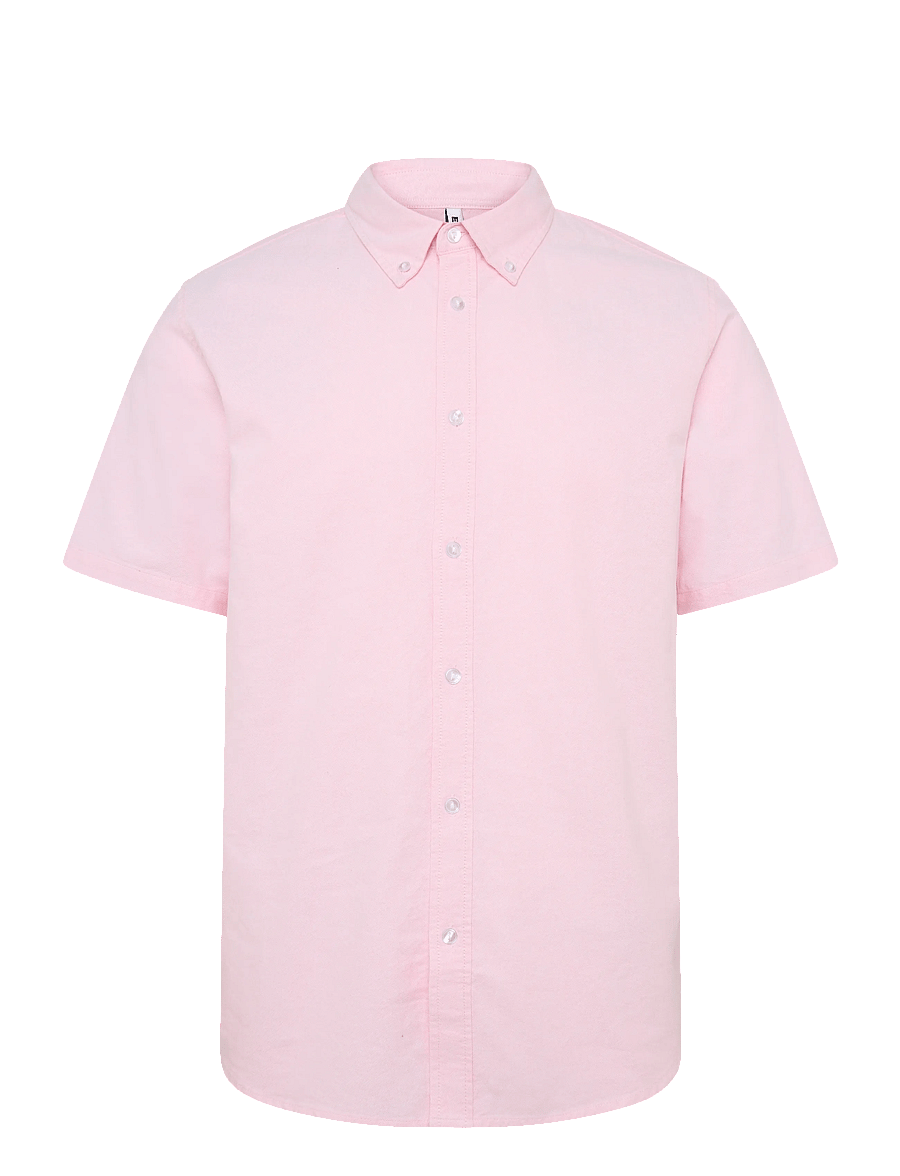 Enkel Studio - Oxford SS shirt ESEMIL - oxford skjorter - pink - 0