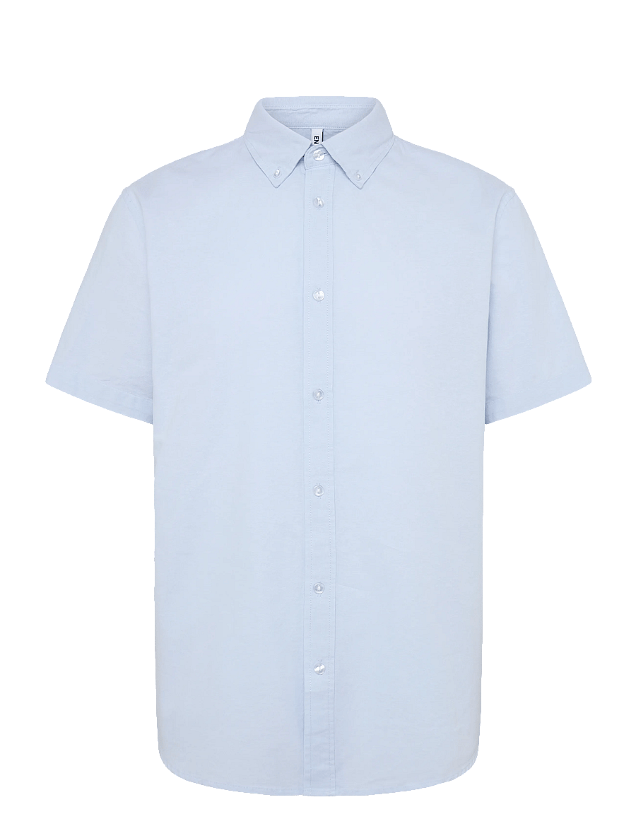 Enkel Studio - Oxford SS shirt ESEMIL - oxford-skjortor - sky blue - 1