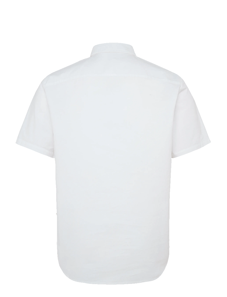Enkel Studio - Oxford SS shirt ESEMIL - oxford skjorter - white - 1