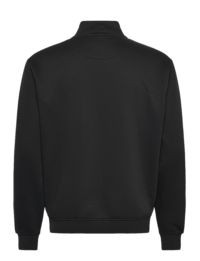 Enkel Studio - Crew neck half zip ESVALDEMAR - sweatshirts - black - 1