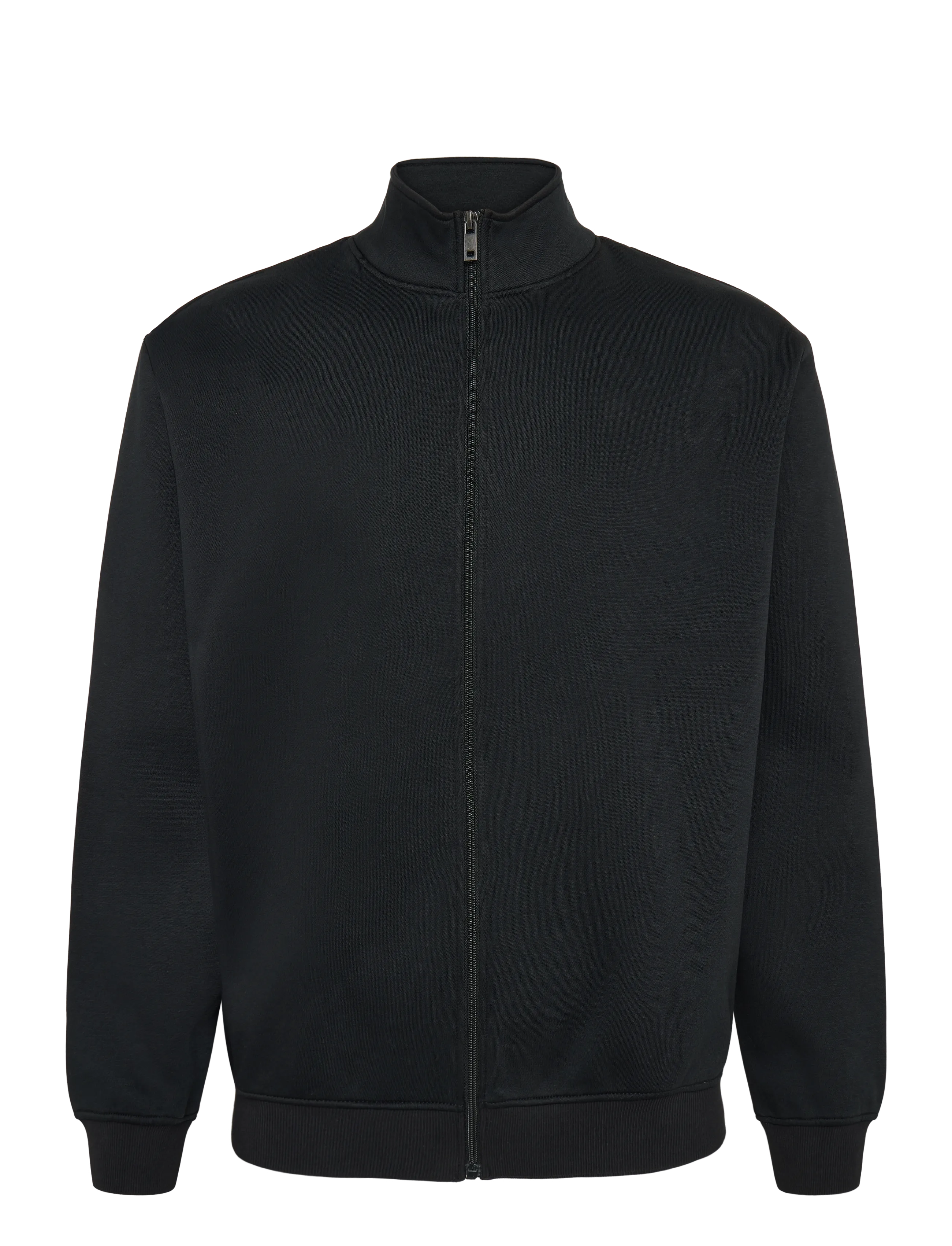 Enkel Studio - Crew Neck full zip ESJOHAN - sweatshirts - black - 1