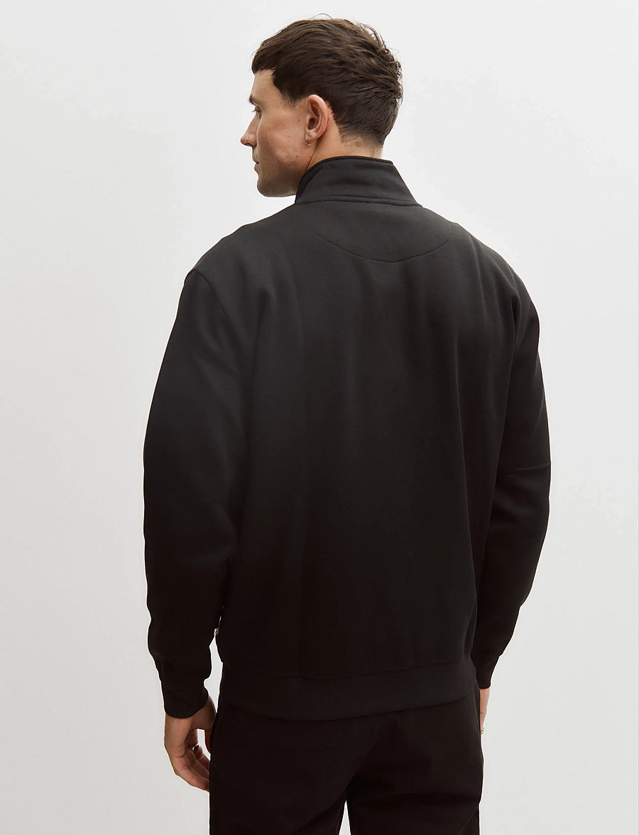 Enkel Studio - Crew Neck full zip ESJOHAN - sweatshirts - black - 3