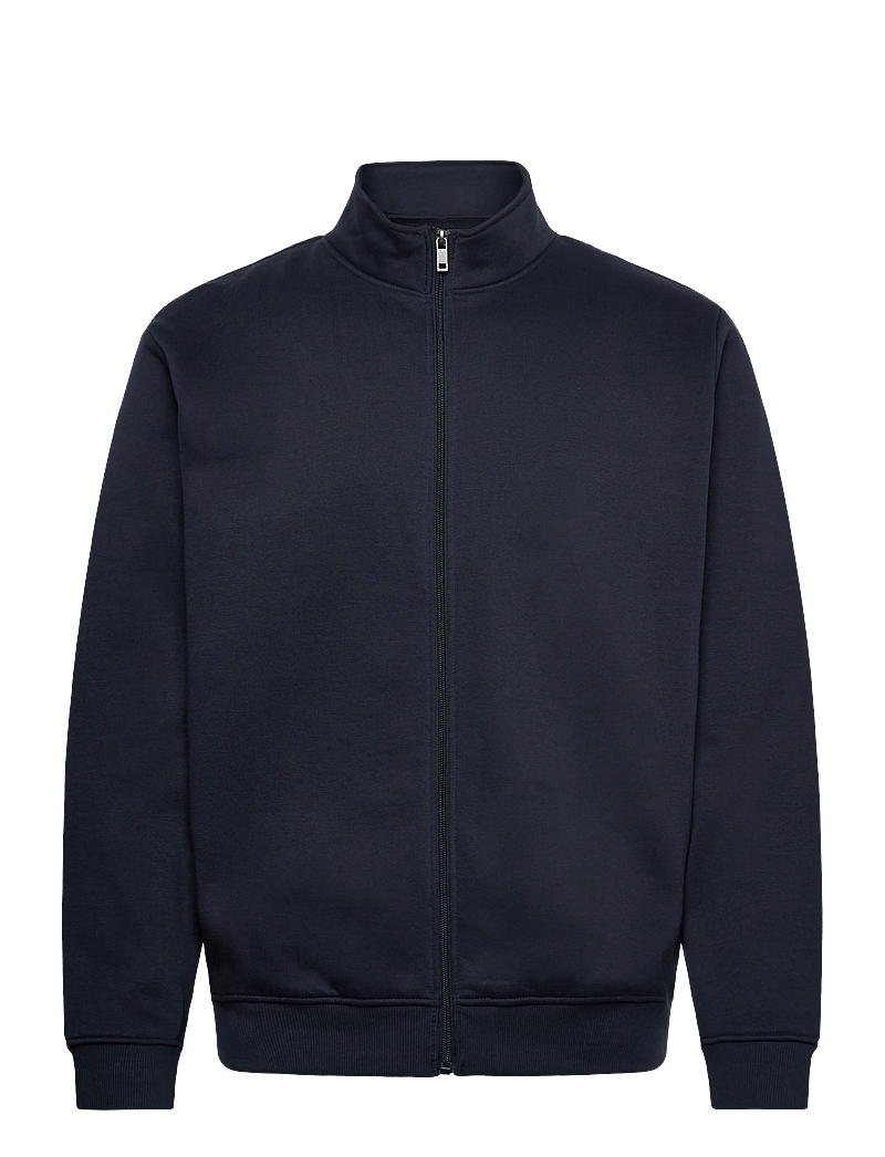 Enkel Studio - Crew Neck full zip ESJOHAN - sweatshirts - navy - 0