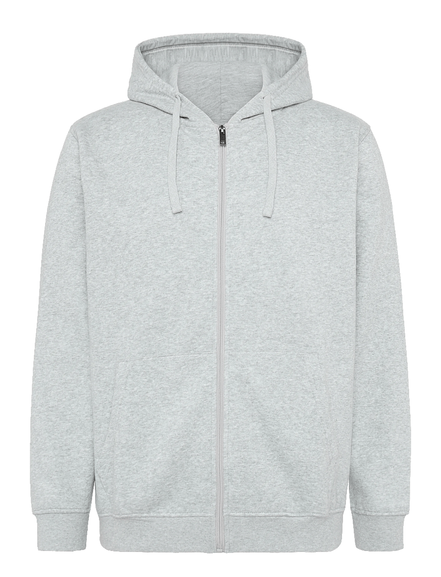 Enkel Studio - Hoodie full zip ESTHEO - hættetrøjer - grey melange - 0