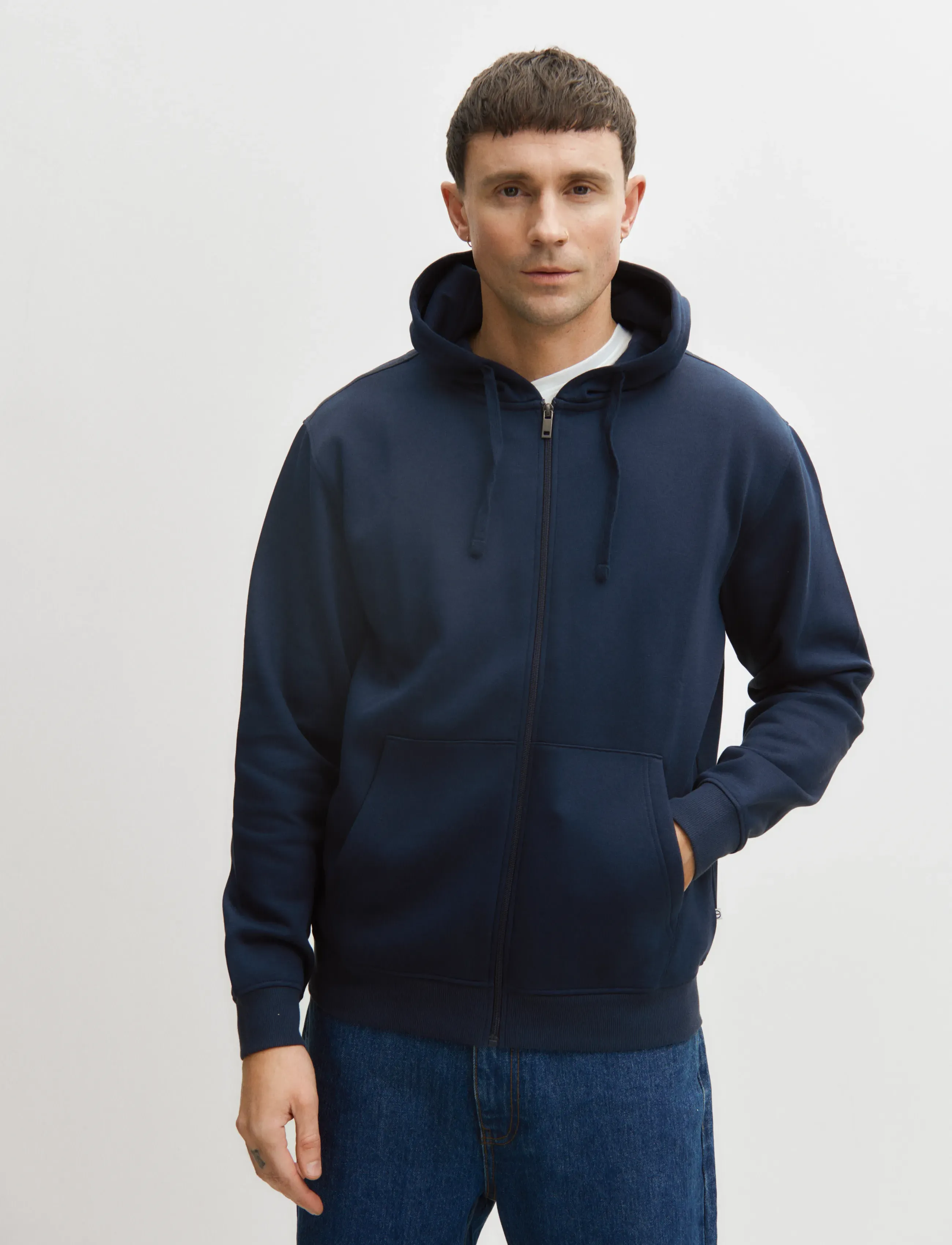 Enkel Studio - Hoodie full zip ESTHEO - hoodies - navy - 0