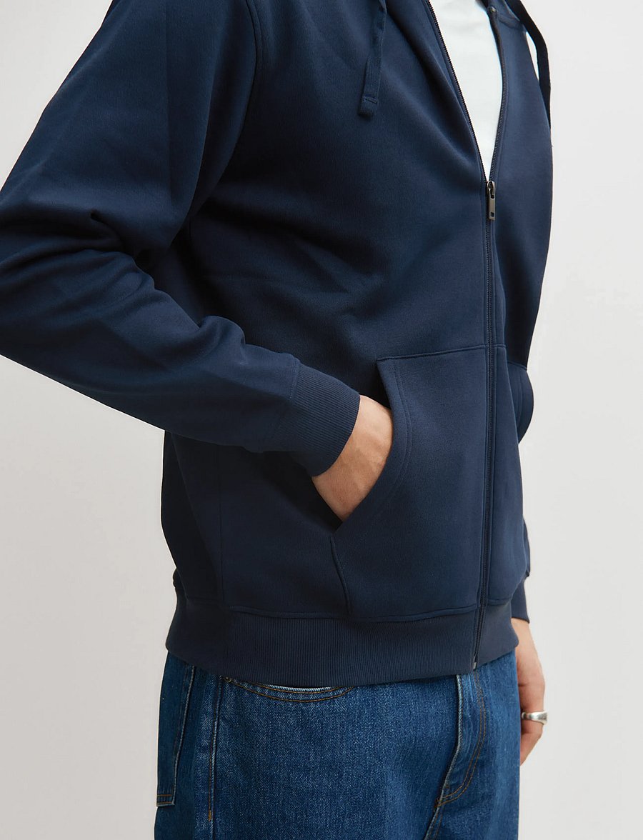 Enkel Studio - Hoodie full zip ESTHEO - hættetrøjer - navy - 4