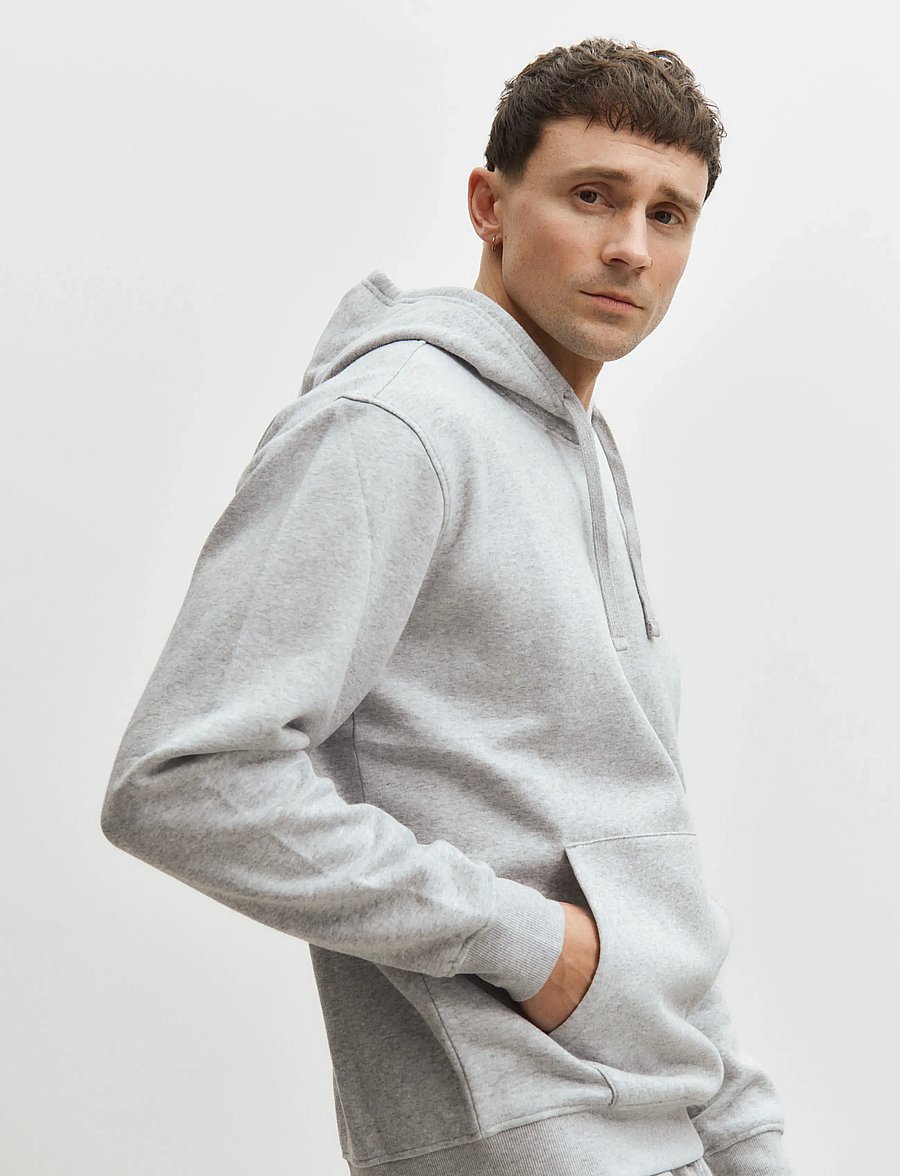 Enkel Studio - Hoodie sweat ESAUGUST - hættetrøjer - grey melange - 4