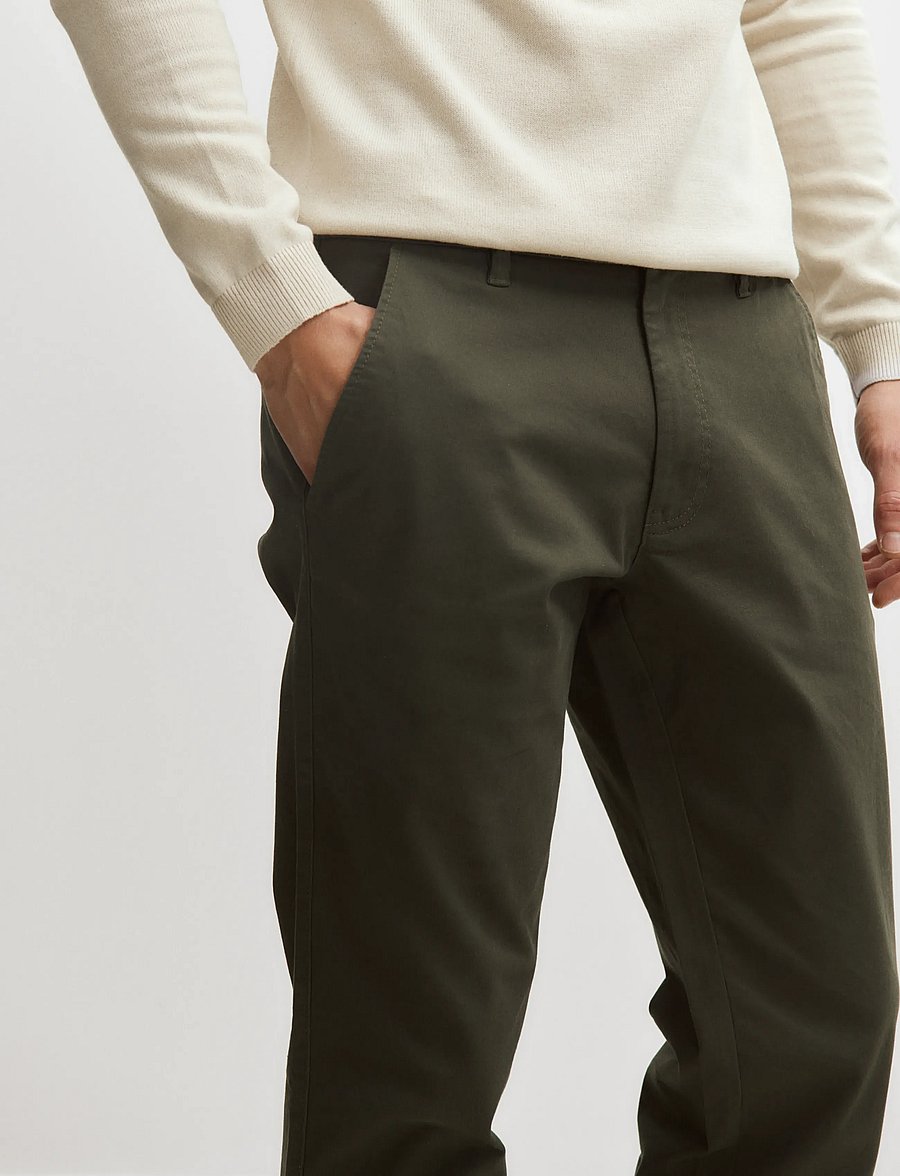 Enkel Studio - Chinos ESLUCAS - chinos - army - 4
