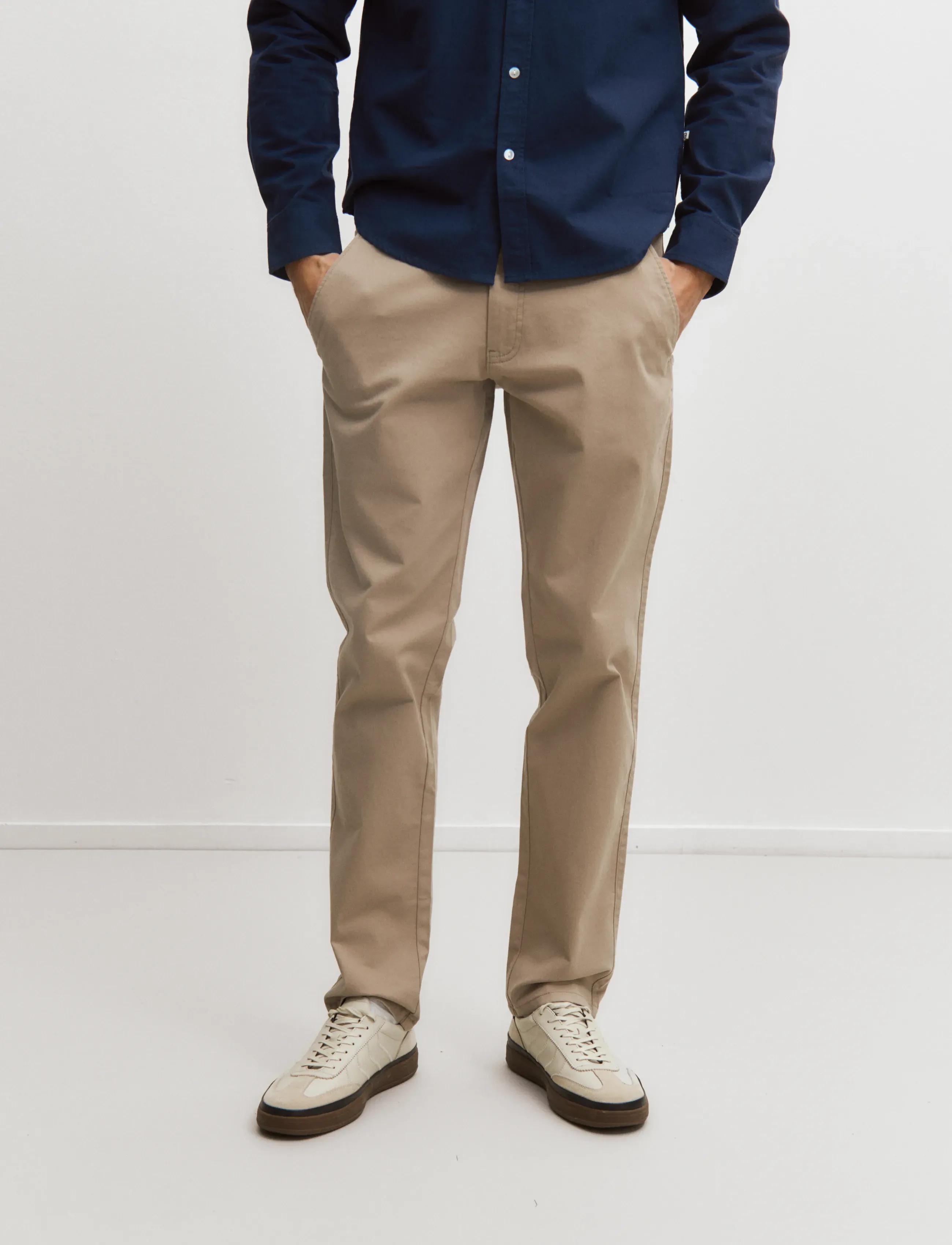 Enkel Studio Chinos Eslucas, 34 x 34, Trousers, Beige - Chinos, Männerswear