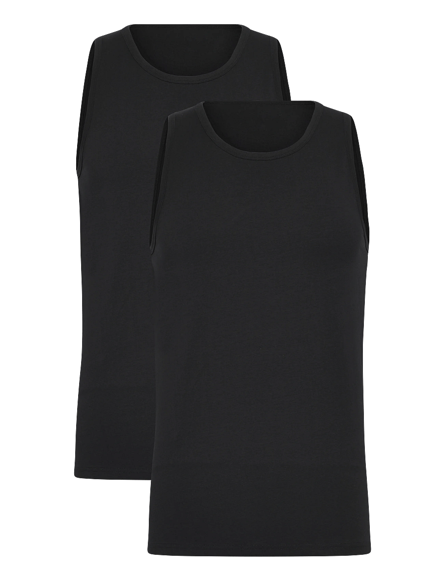 Enkel Studio - Tank top 2-pack ESWILLIAM - nattrøjer - black - 1