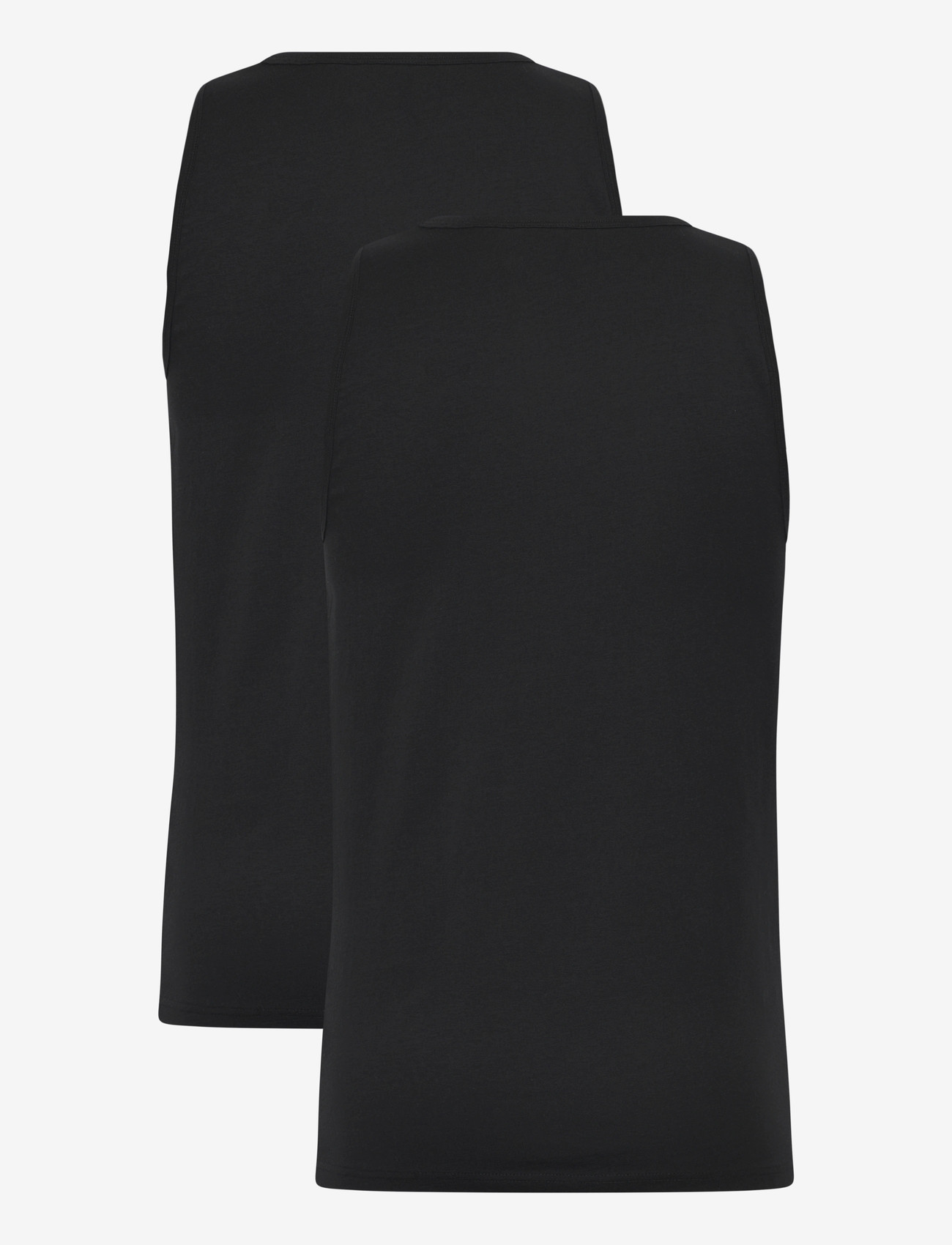 Enkel Studio - Tank top 2-pack ESWILLIAM - pyjamasöverdelar - black - 2