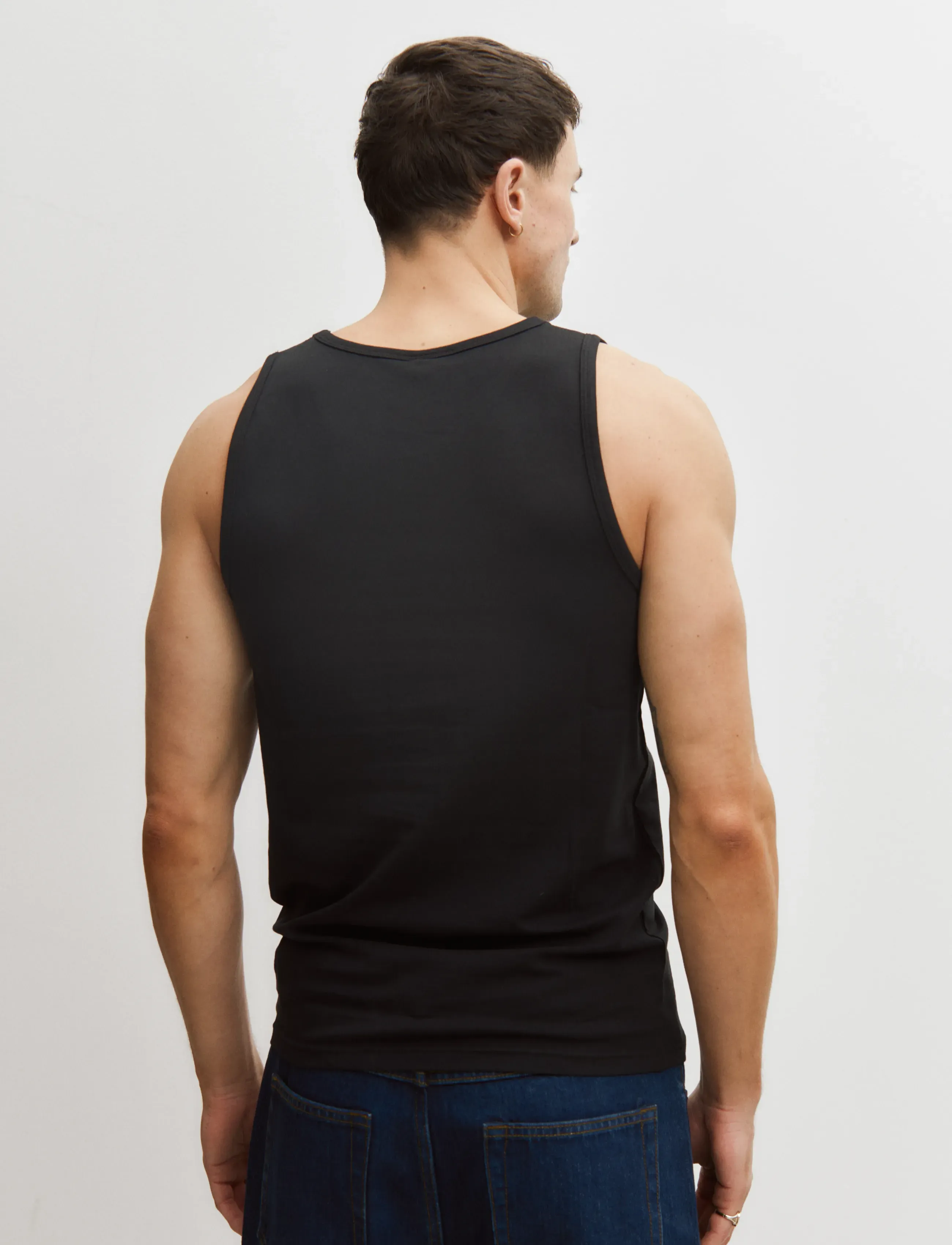Enkel Studio - Tank top 2-pack ESWILLIAM - nattrøjer - black - 3