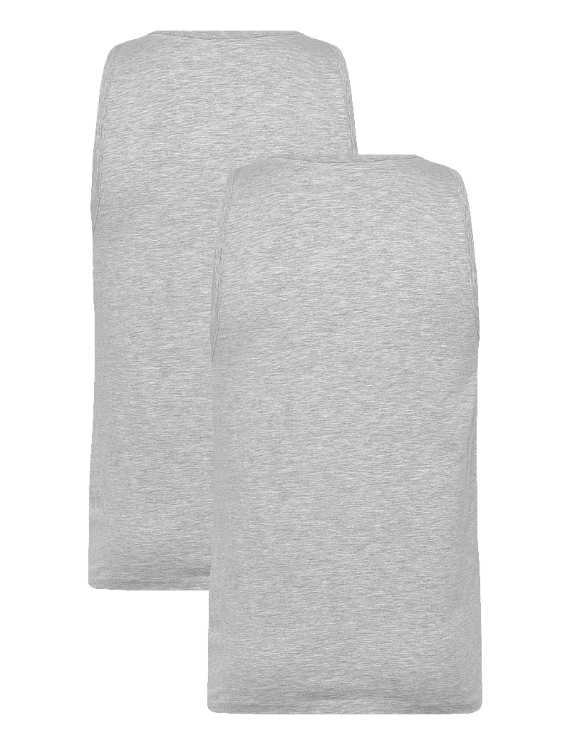 Enkel Studio - Tank top 2-pack ESWILLIAM - pyjamasöverdelar - grey melange - 4
