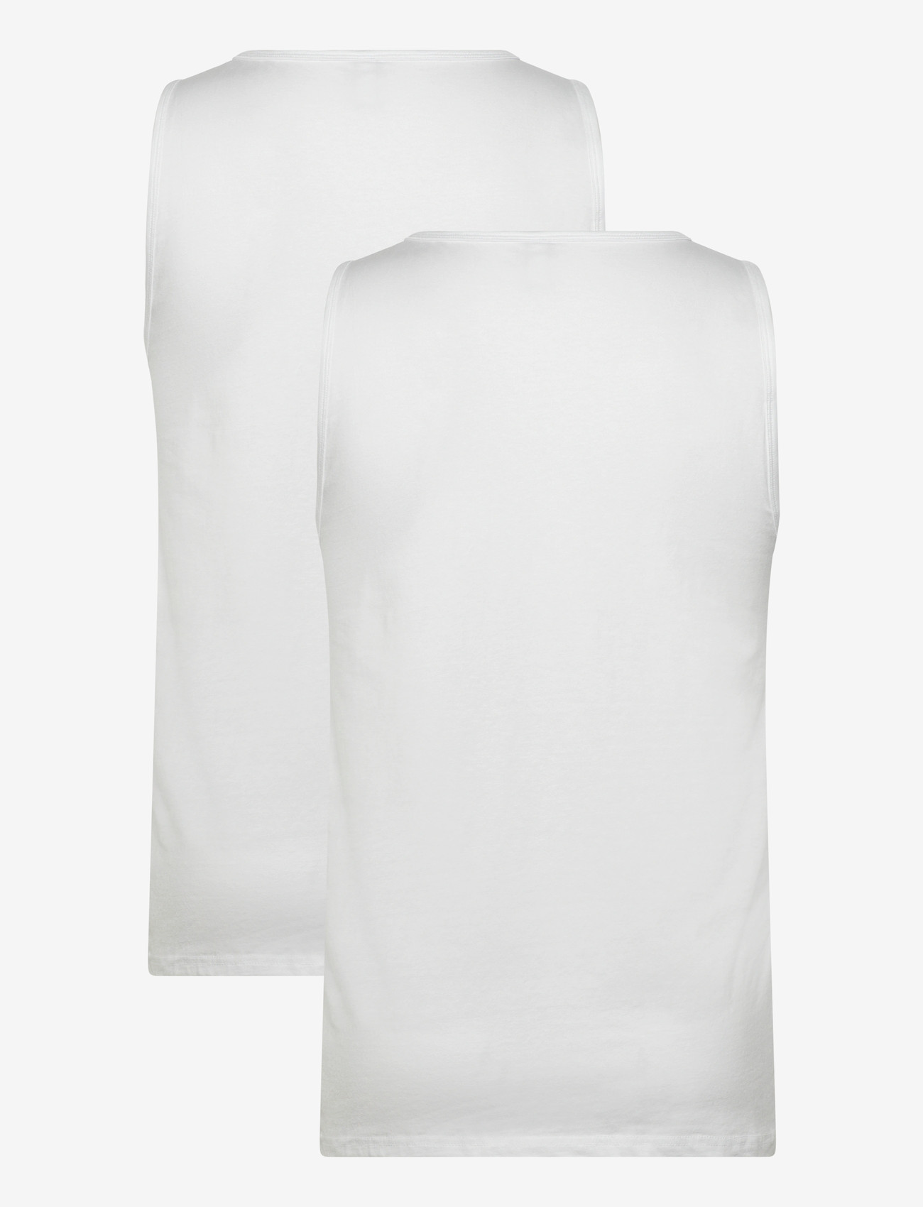 Enkel Studio - Tank top 2-pack ESWILLIAM - pyjamasöverdelar - white - 4