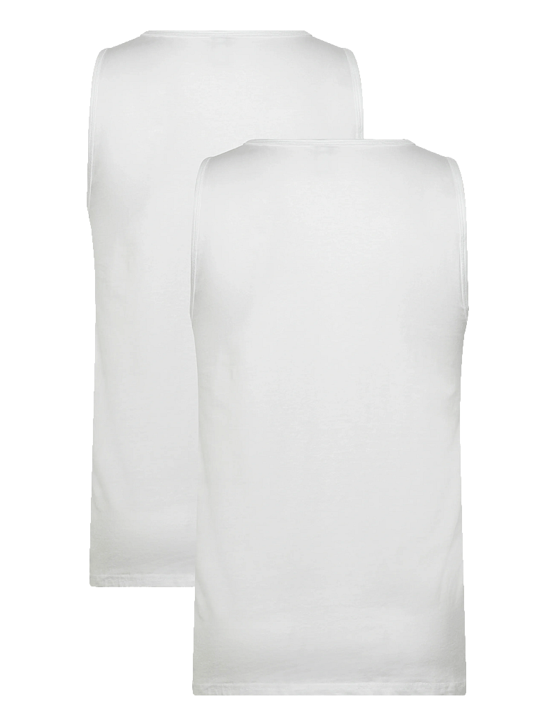 Enkel Studio - Tank top 2-pack ESWILLIAM - pyjamasöverdelar - white - 4