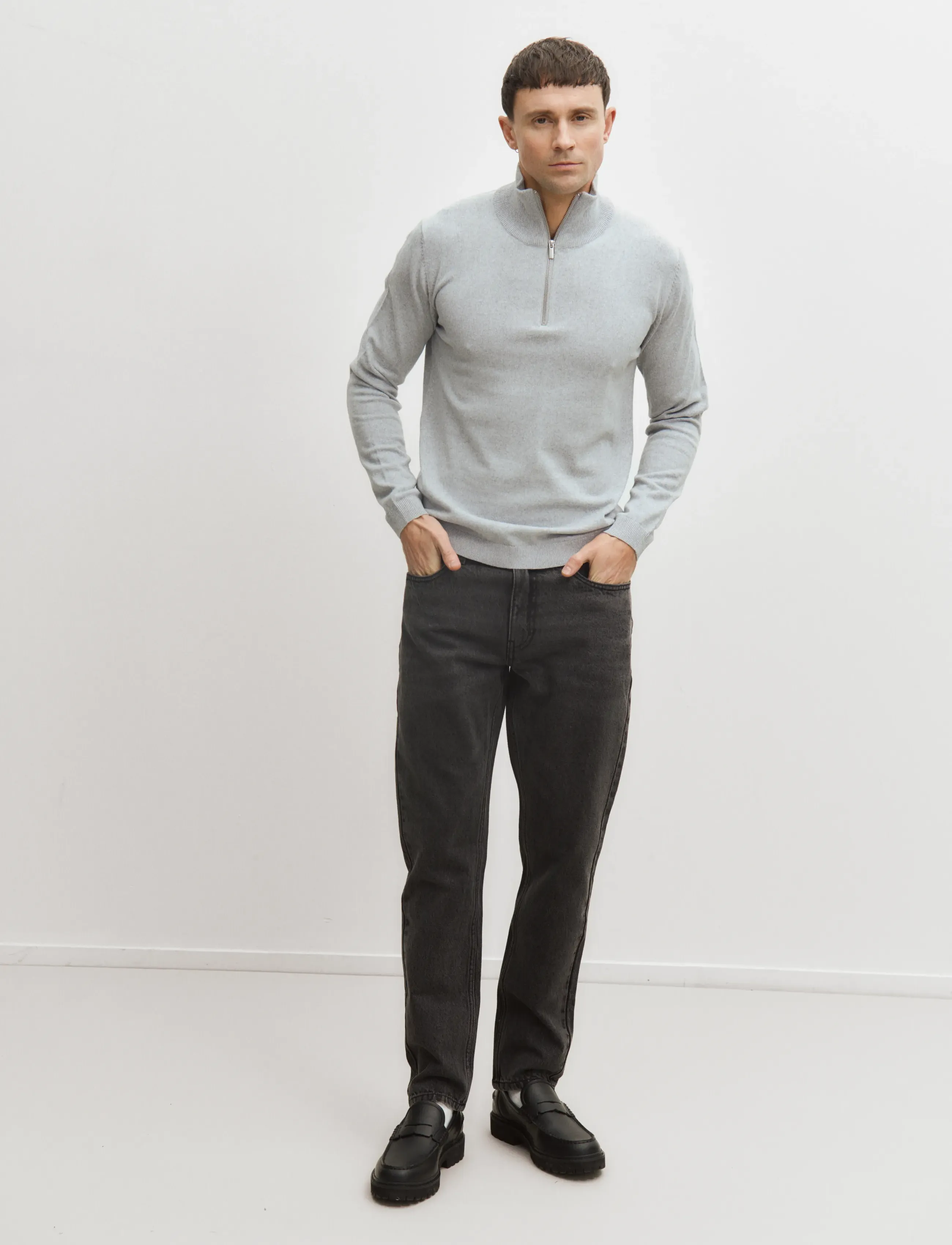 Enkel Studio - Jeans Regular ESARTHUR - bukser & jeans - charcoal - 5