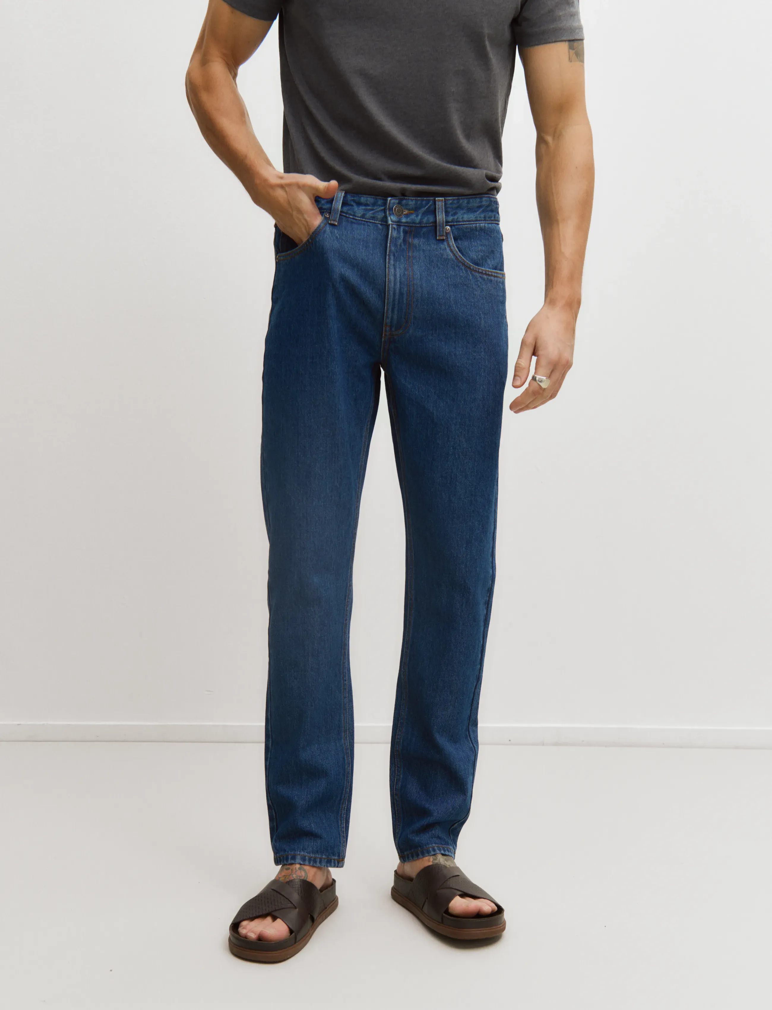 Enkel Studio - Jeans Regular ESARTHUR - regular jeans - stone washed - 0