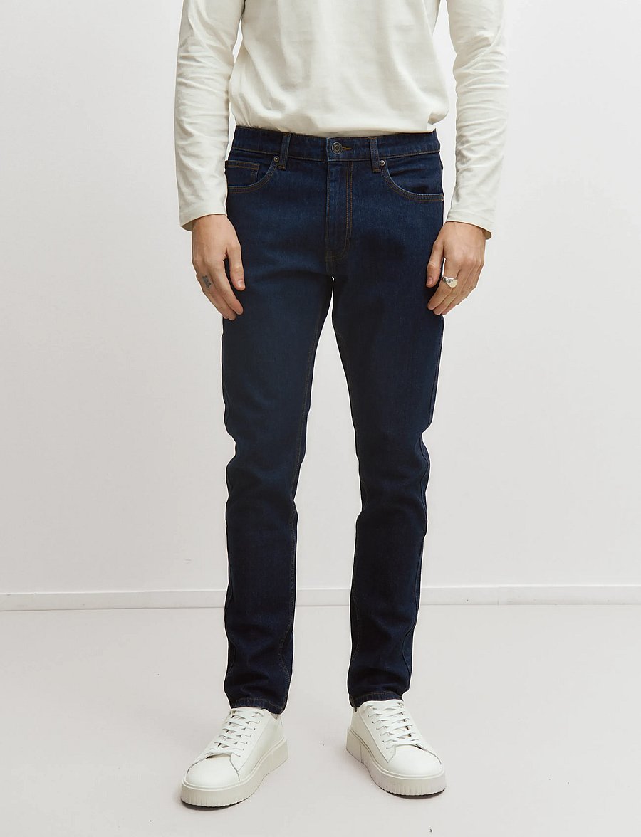 Enkel Studio - Jeans SLIM ESGUNNAR - slim fit jeans - rinsed - 0