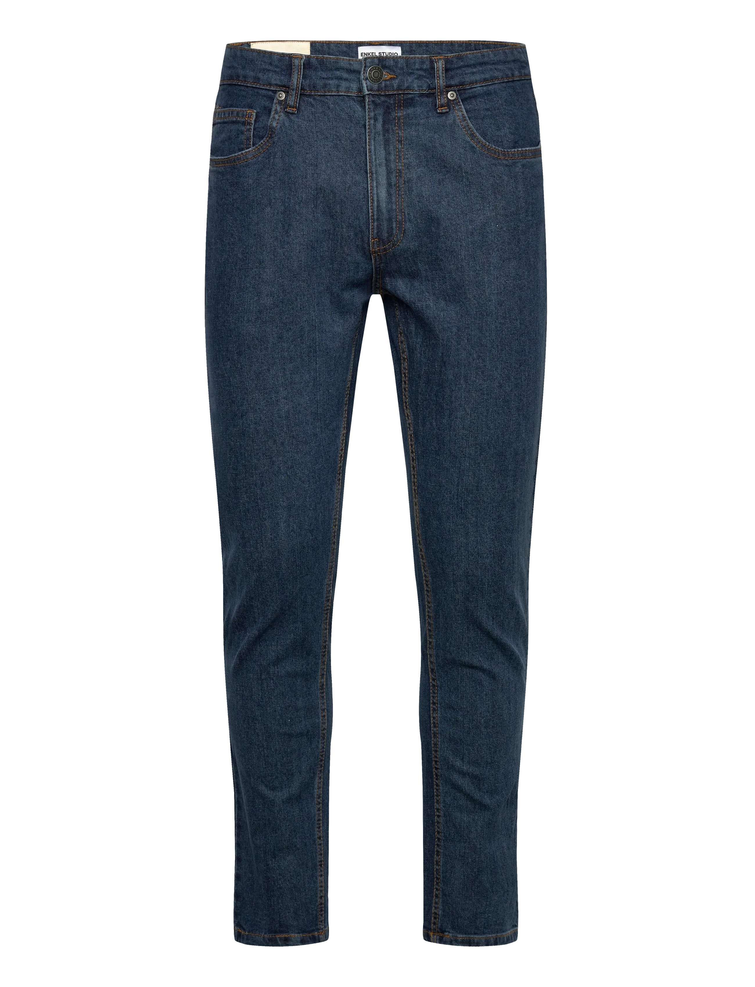 Enkel Studio Jeans SLIM ESGUNNAR - Slim fit jeans - STONE WASHED / blue