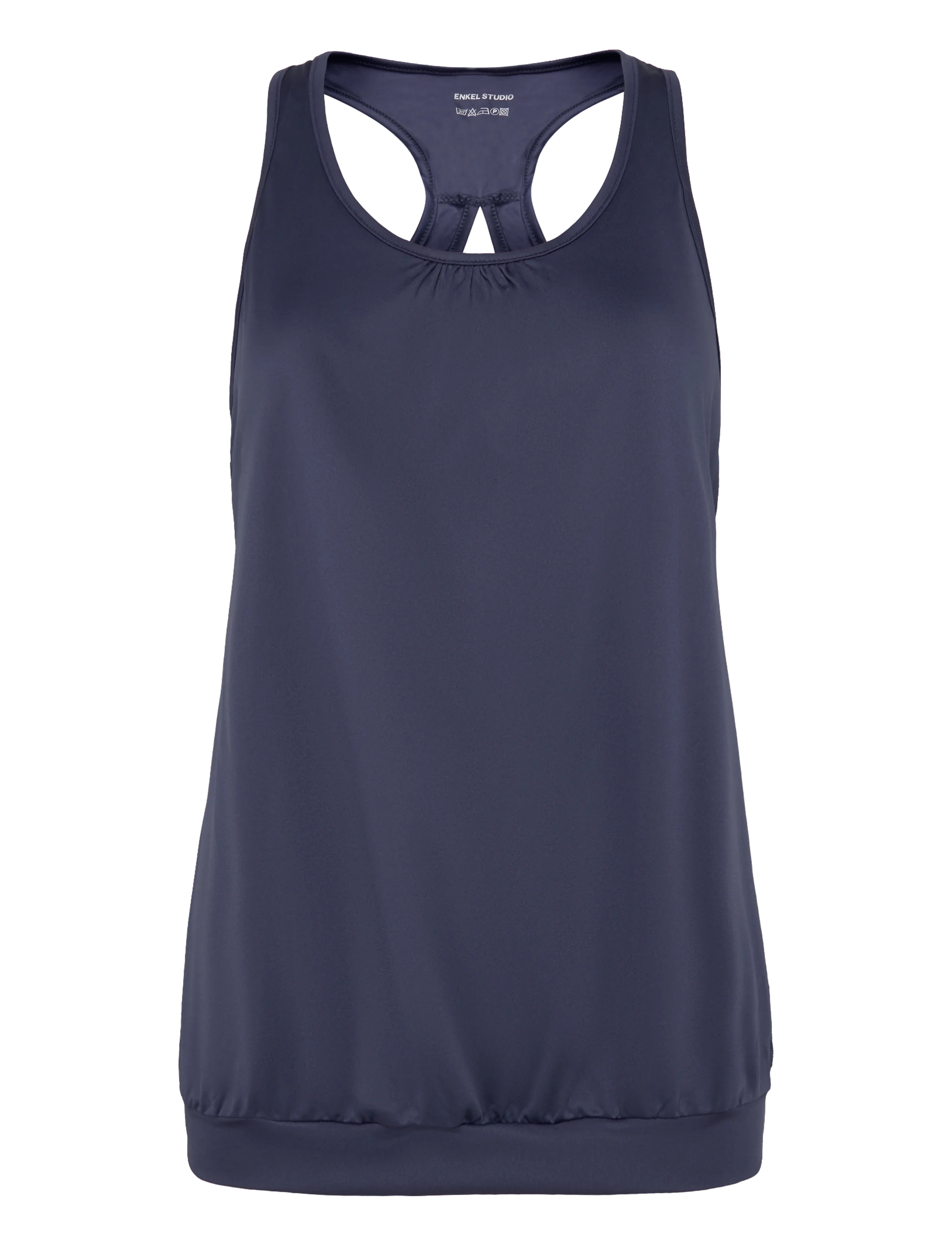 Enkel Studio Loose Women Sports Top - Toppar & T-shirts - NAVY / navy