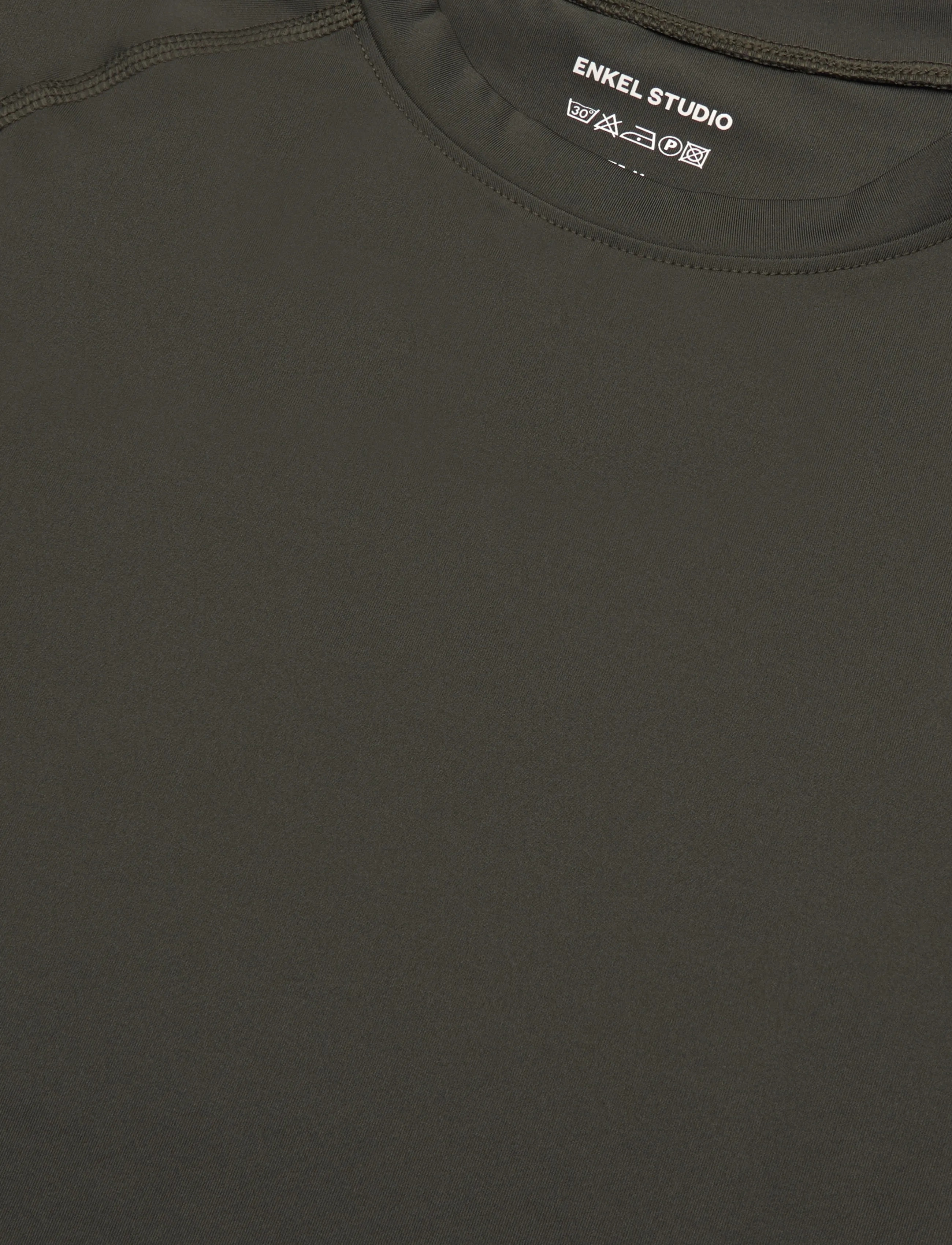 Enkel Studio - Men's Baselayer shortsleeved - dark army - 2