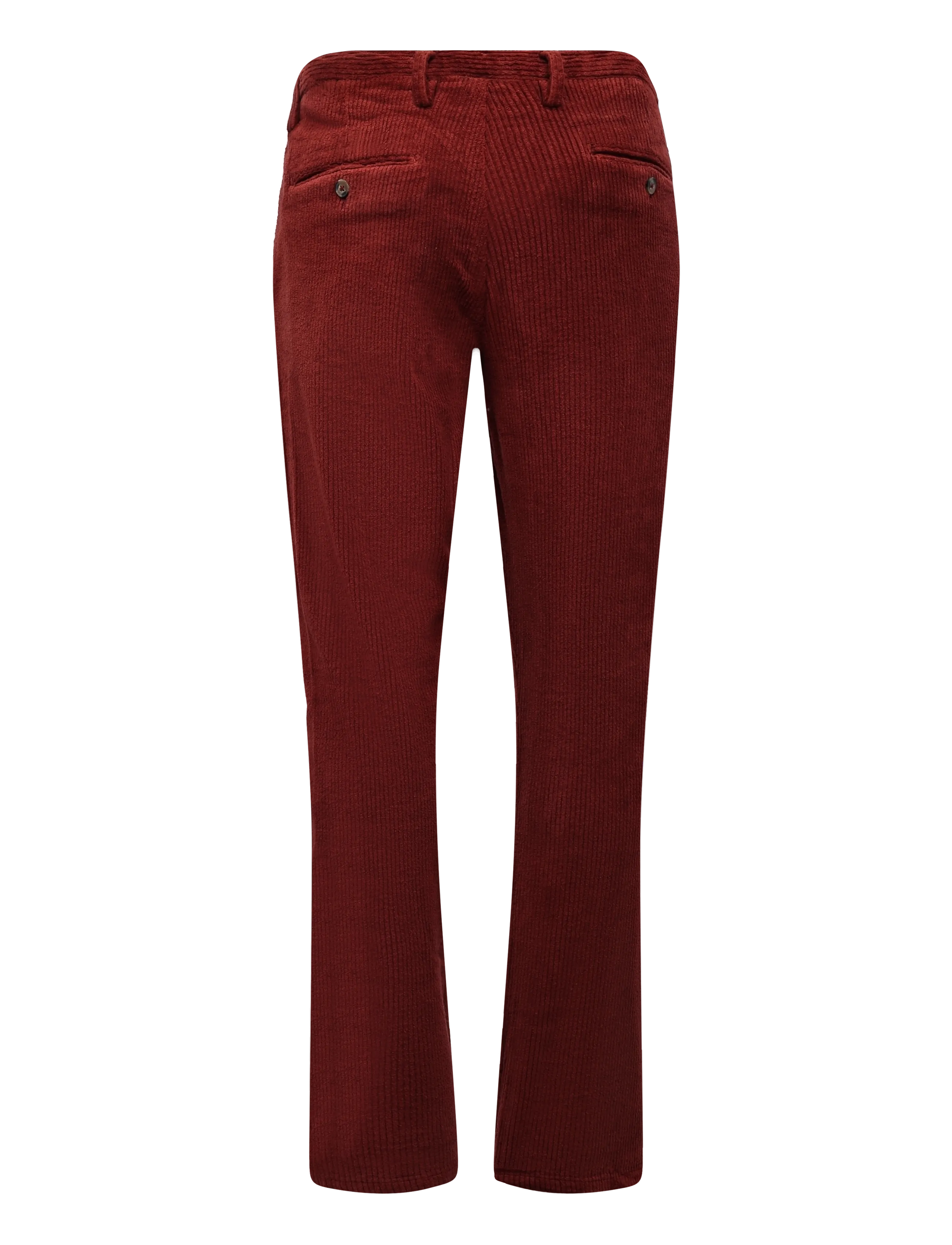 Enkel Studio - Formal corduroy chino - chinos - bordeaux - 1