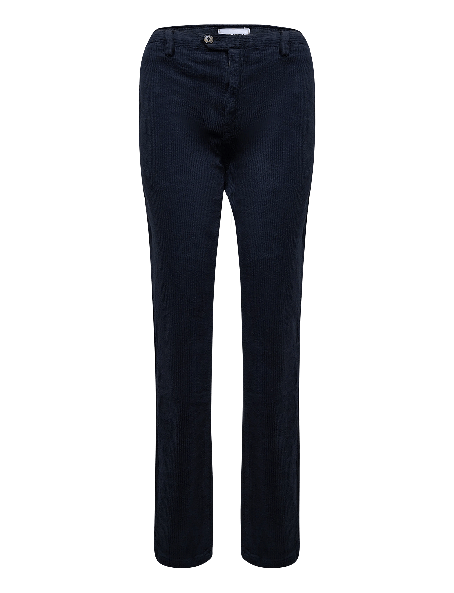 Enkel Studio - Formal corduroy chino - Ülikonnapüksid - dk blue - 0