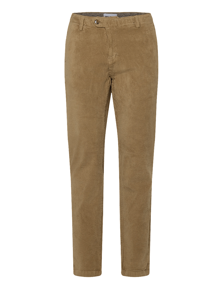 Enkel Studio - Formal corduroy chino - anzugshosen - light brown - 0
