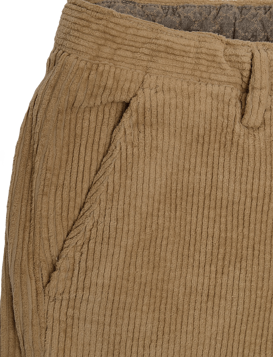 Enkel Studio - Formal corduroy chino - anzugshosen - light brown - 2