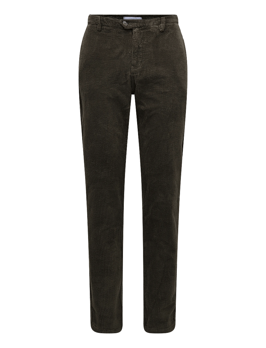 Enkel Studio - Formal corduroy chino - chinos - military - 0