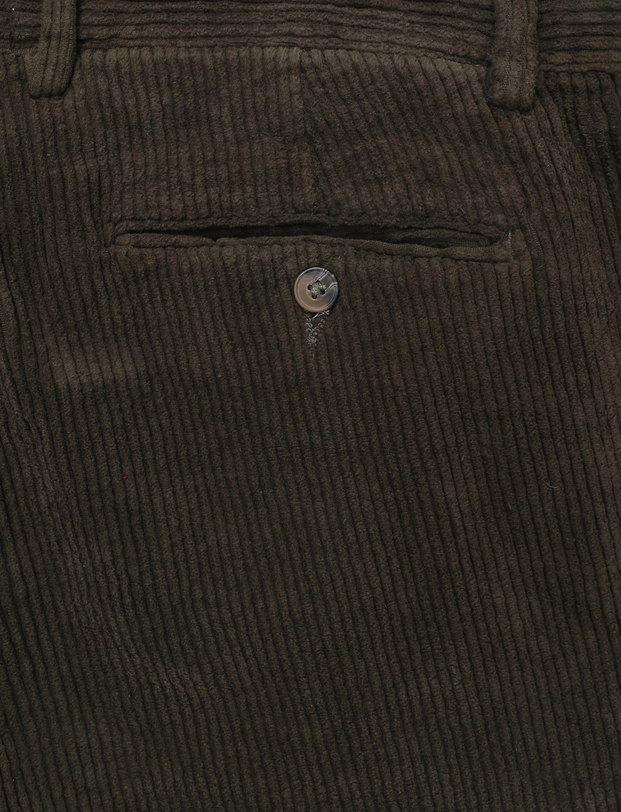 Enkel Studio - Formal corduroy chino - chinos - military - 4