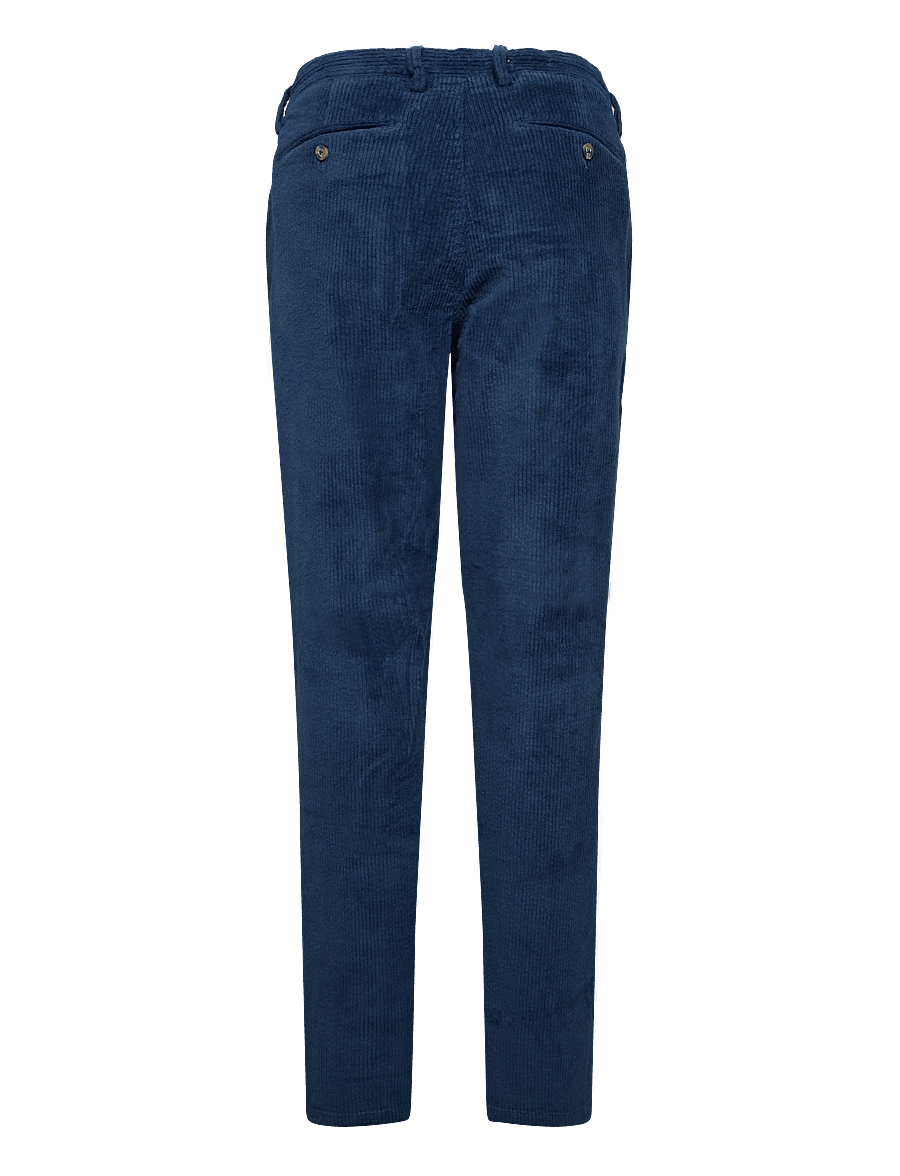 Enkel Studio - Formal corduroy chino - chinos - navy - 1