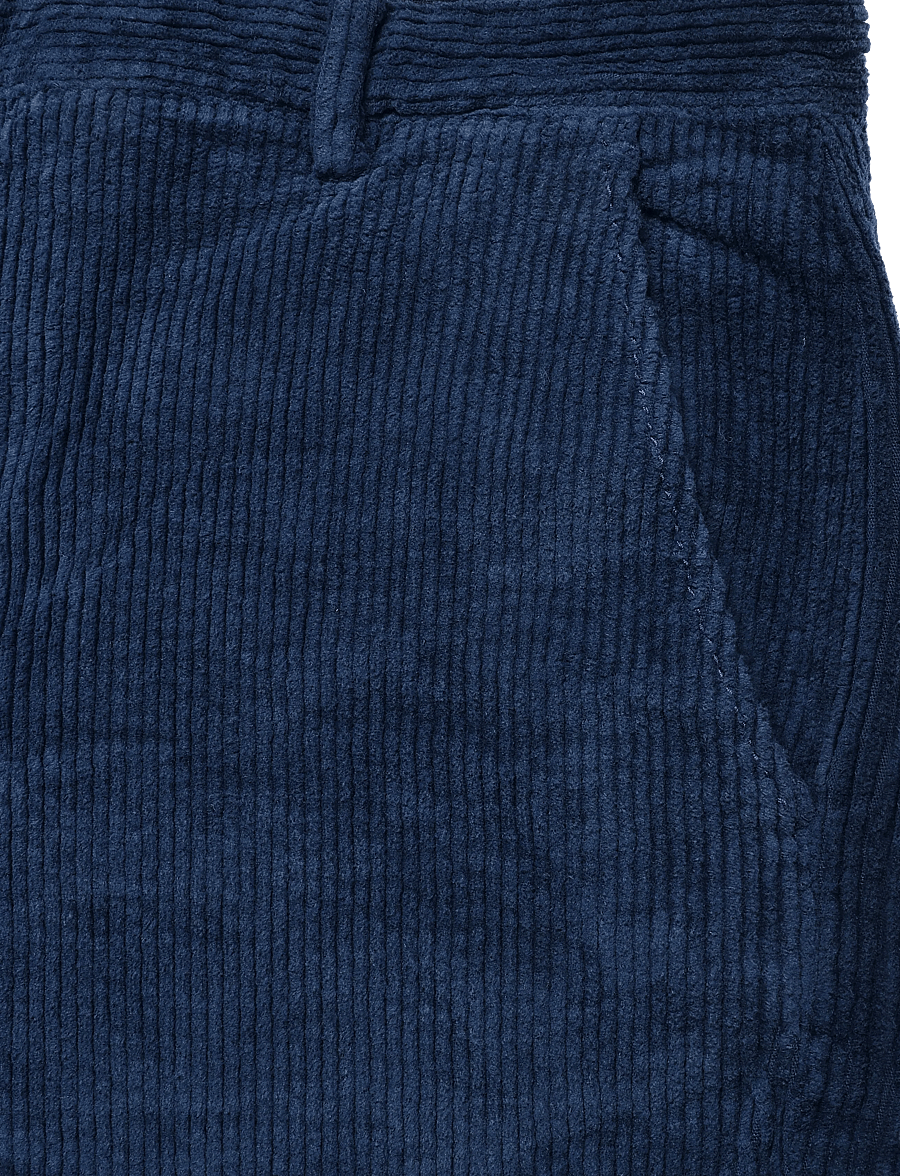 Enkel Studio - Formal corduroy chino - chinos - navy - 3