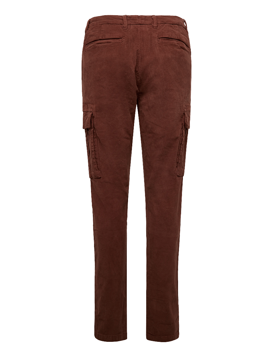 Enkel Studio - Corduroy cargo pants - cargobyxor - brown - 1