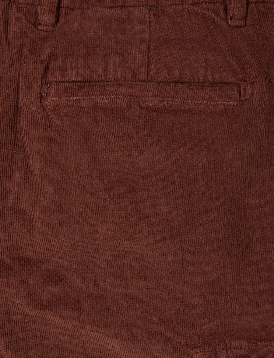 Enkel Studio - Corduroy cargo pants - cargobyxor - brown - 4