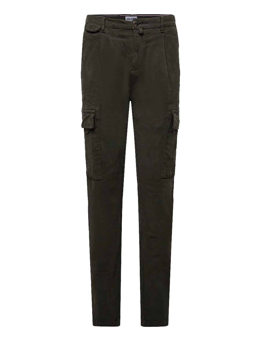 Enkel Studio - Corduroy cargo pants - cargobukser - military - 0